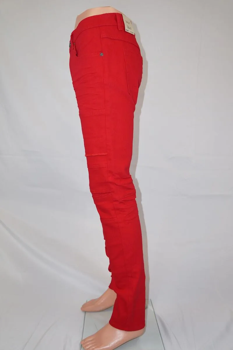 Taker Premium Stretch Twill Jean (Red)