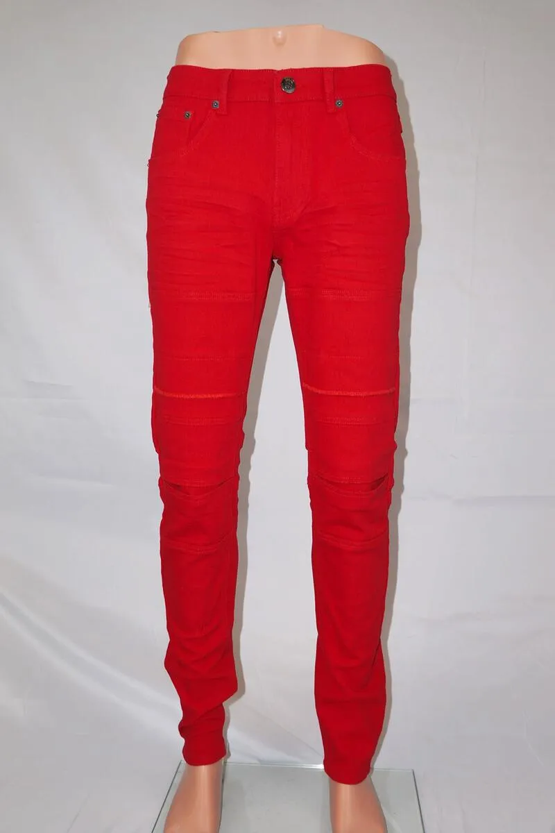 Taker Premium Stretch Twill Jean (Red)