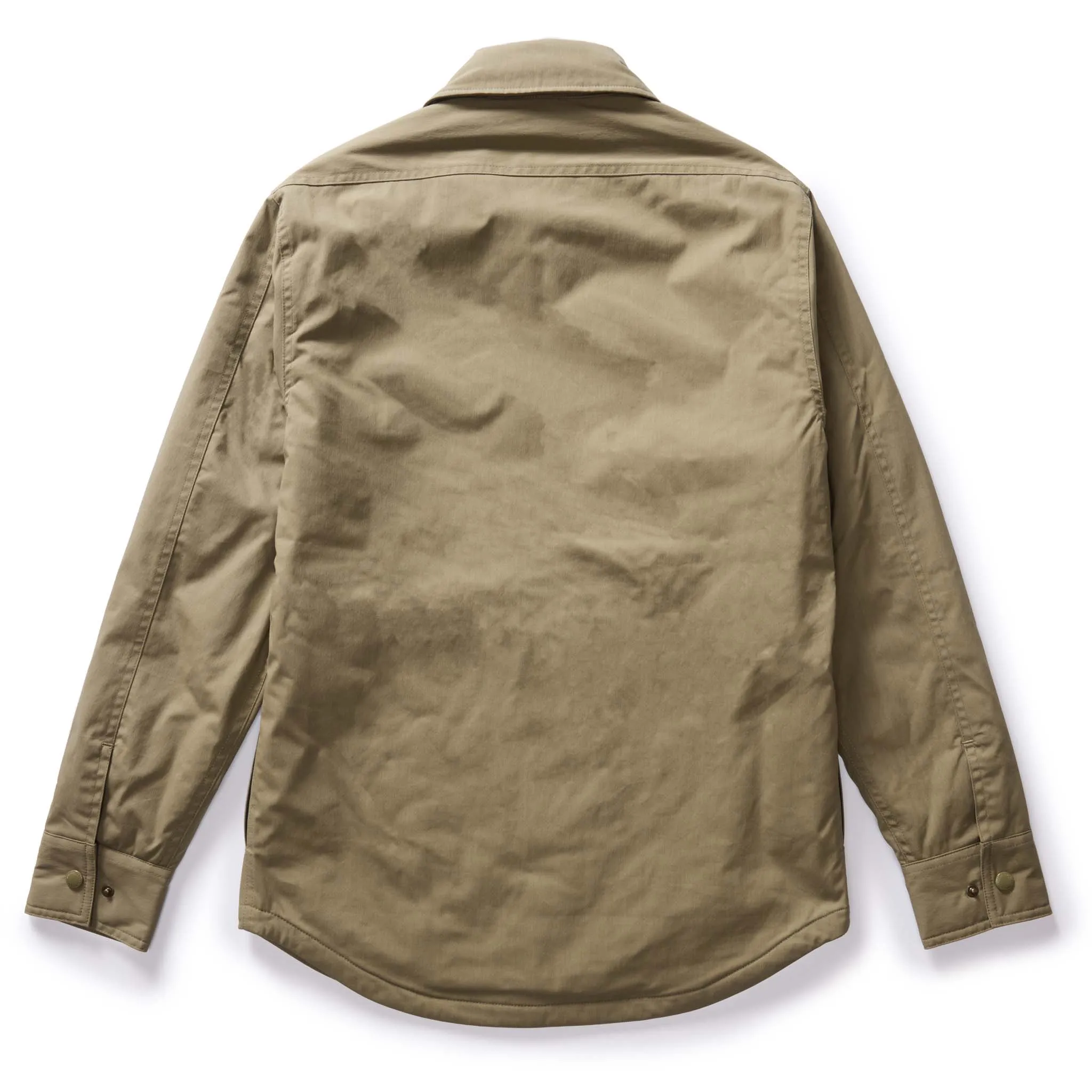 The Lined Maritime Shirt Jacket in Olive