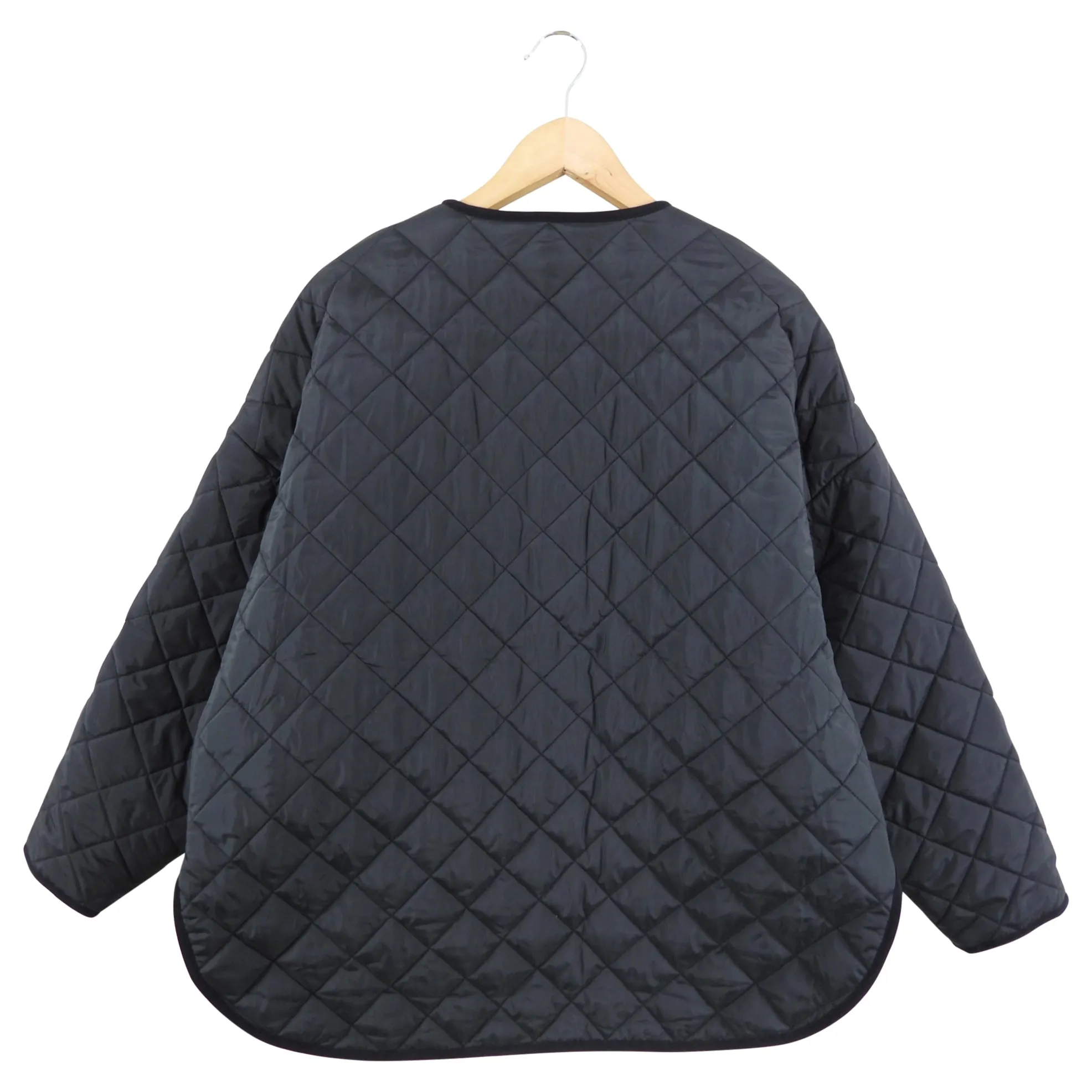 Toteme Black Quilt Snap Jacket - S