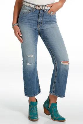 Women's Cruel Girl Skylar Sky-High Rise Cropped Jeans