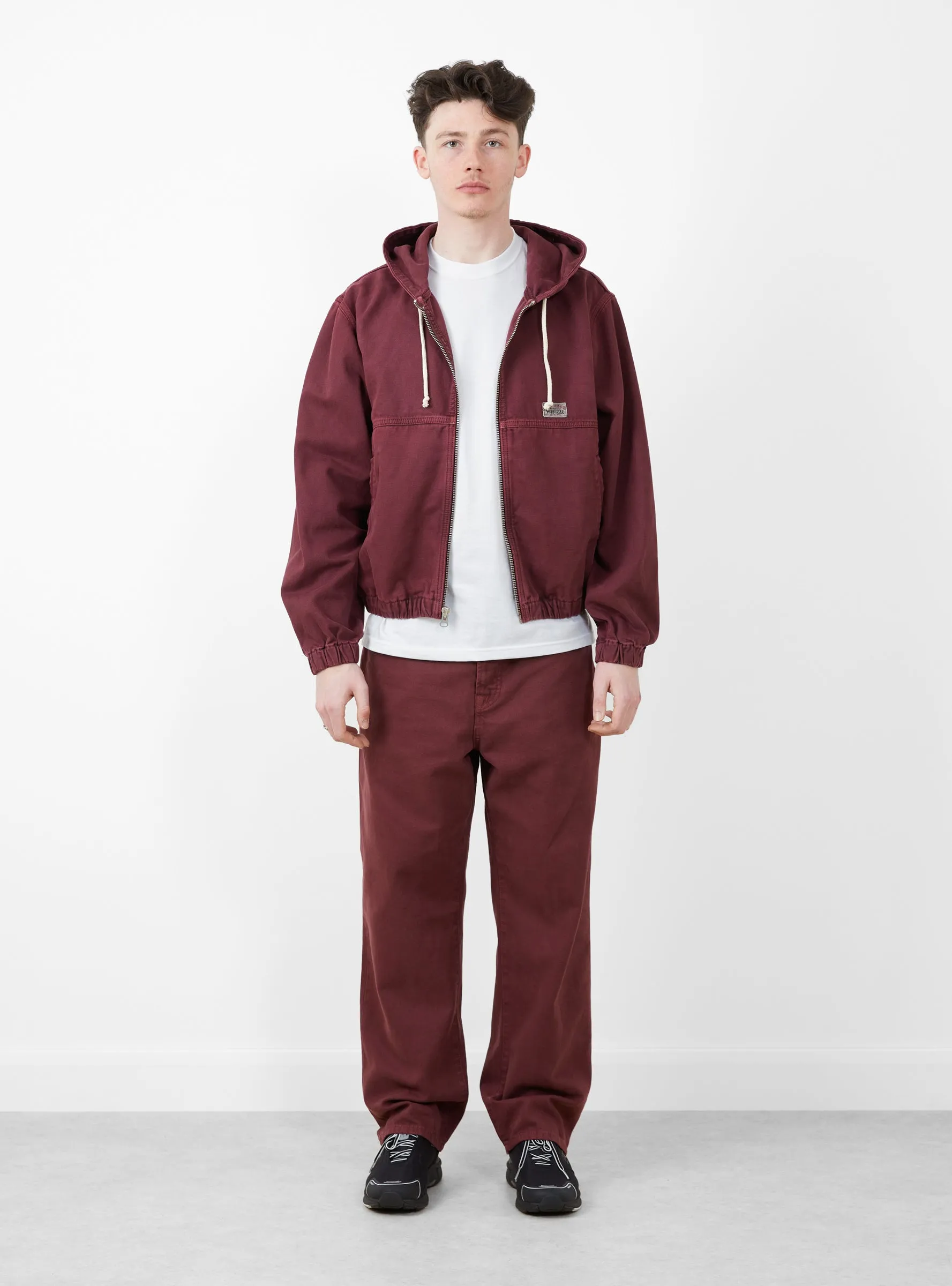 Work Jacket Unlined Canvas Wine